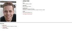 Desktop Screenshot of hall.maltparser.org